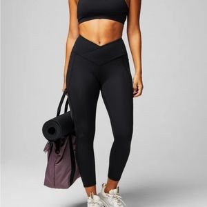 XS Fabletics Oasis Crossover rib leggings & matching top S set,New with tags